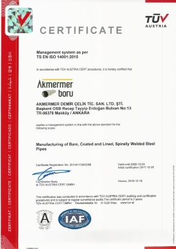 TS EN  ISO 14001:2015